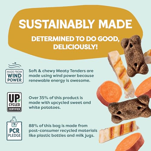Image of Shameless Pets Soft & Chewy Dog Treats, Cheeky Chicken Meaty Tenders, 1.5lb - Real Chicken is 1st Ingredient - Grain Free, No Corn or Soy - Digestive Support - for Small, Medium & Large Dogs
