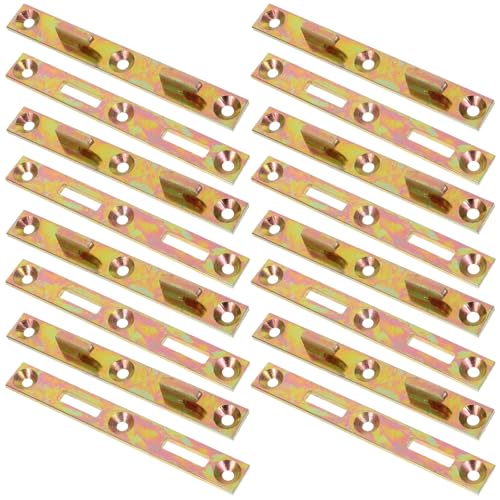 Plaque de fixation pour traverse de lit en bois Amosfun : quincaillerie robuste en fer