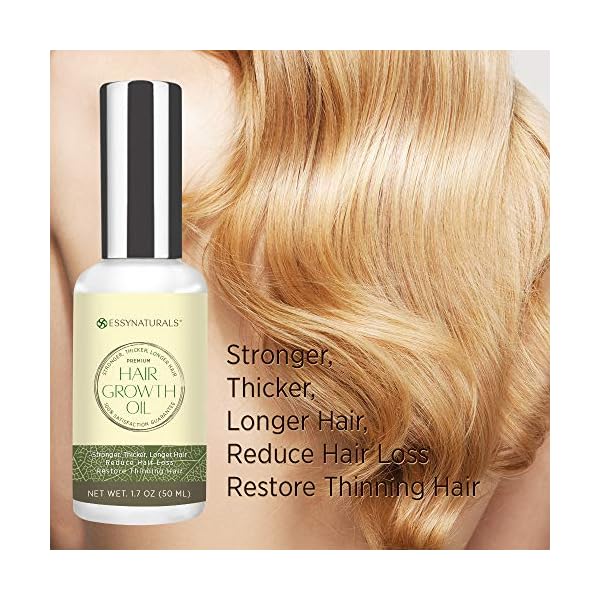 Natural-Hair-Growth-Oil-with-Caffeine-and-Biotin-Hair-Growth-Serum-for-Stronger-Thicker-Longer-Hair-17-oz Natural Hair Growth Oil with Caffeine and Biotin - Hair Growth Serum for Stronger, Thicker, Longer Hair 1.7 oz