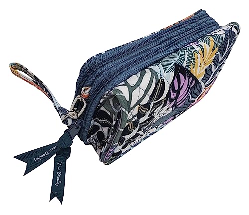 Vera Bradley Women's Cotton All in One Crossbody Purse with RFID Protection (One Size, Palm Floral)4