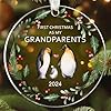 Grandparents Gifts First Time Grandparents Gifts Grandpa Grandma Gifts Babys First Christmas Ornament Babys First Christmas Ornament 2024 Boy Girl Acrylic New Baby My 1st Christmas Ornament