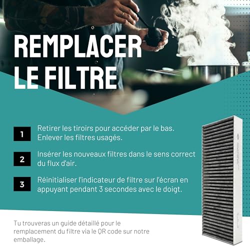 Filtre à charbon actif Bora Basic BAKFS par FilterBase pour plaques BIU BHU BFIU