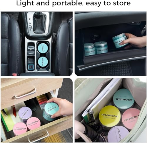 Image of ColorCoral Car Cleaning Gel 2Pack Car Clean Putty, Universal Car Interior Cleaner Slime, Perfect Keyboard Cleaning Kit Supplies, Auto Detailing Tools Accessories, Dust Remover Gifts for Men Women