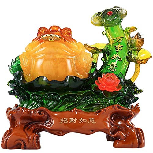 Cadeau de pendaison de crémaillère : statue grenouille Feng Shui