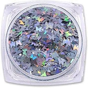 Epoksi Süsleme Glitter Pul Kelebek Pul Gümüş 5 Gr