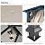 VONZOY 12'x14' Gazebo Outdoor Aluminum Frame, Polycarbonate Combined Hardtop Double Roof and Curtains & Netting for Patios,Deck,Backyard, and Lawns, Beige