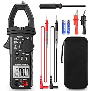 Digitale stroomtang AC DC multimeter Voltmeter Ampèremeter MESTEK Auto-range T-RMS 6000 counts Professioneel…