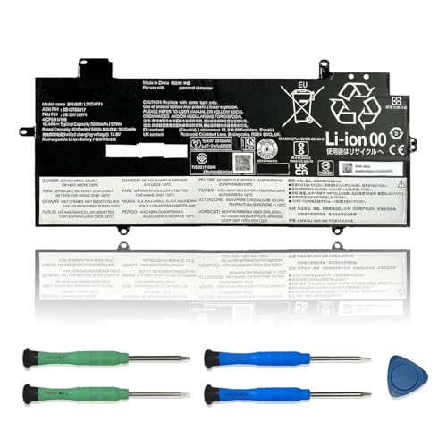 Image of L20C4P71 SB10T83217 5B10W13974 Laptop Battery replacement for Lenovo ThinkPad X1 Carbon 9th Gen 10th Gen X1 Yoga 6th 7th Gen 2021 Series L20M4P71 L20D4P71 L20L4P71 SB10T83216 5B10W13973 5B10W13975