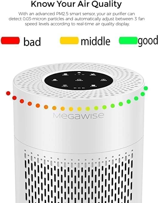 Purificador de Aire MEGAWISE para Uso en Hogar miniatura 2