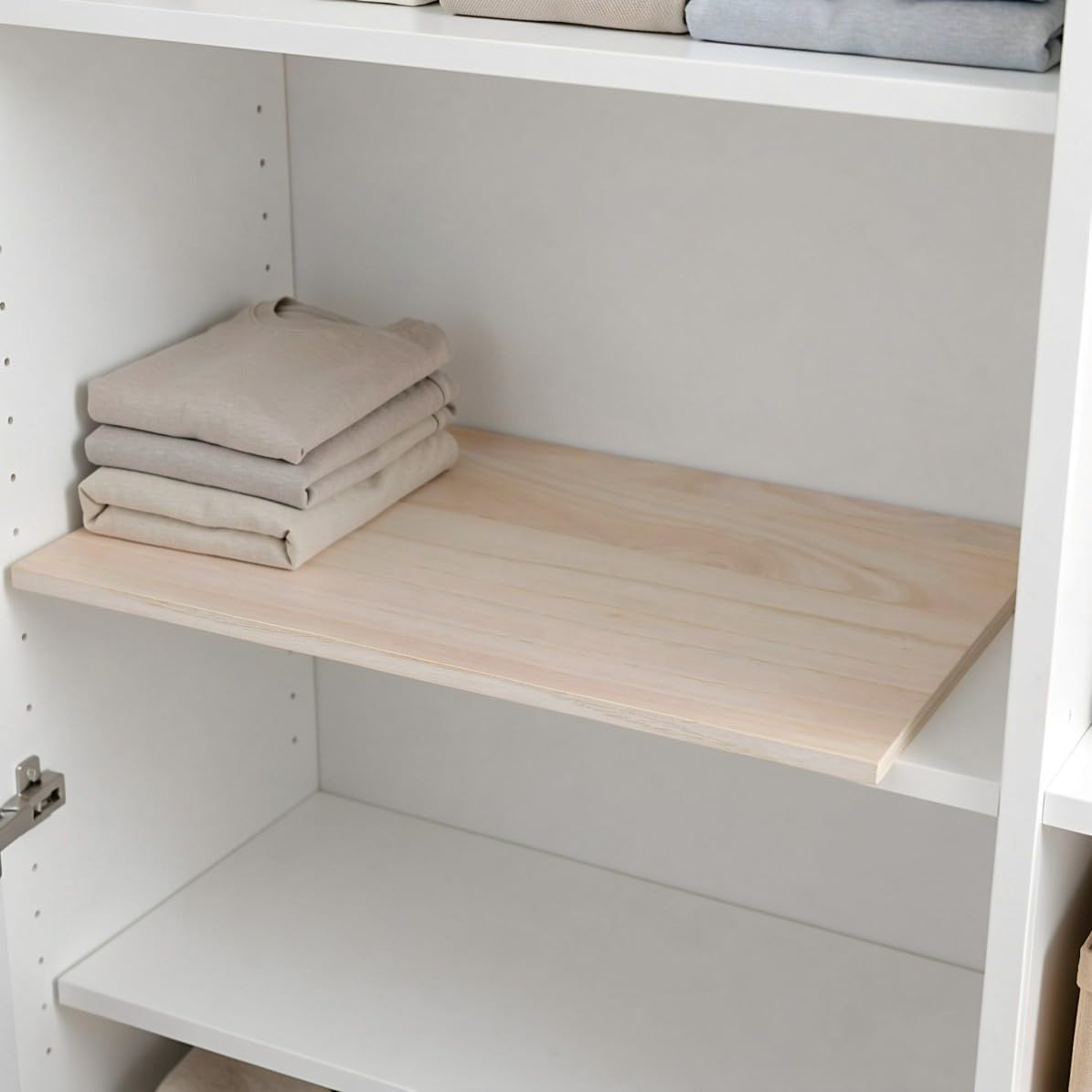 Rectangular Wood Wardrobe Shelf Divider Panel 1.8cm 40x30cm