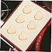 GLEAVI 3pcs Nonstick Silicone Baking Mat Heat Resistant Kitchen Accessory for Easy Baking Flexible Food Grade Silicone for All Oven