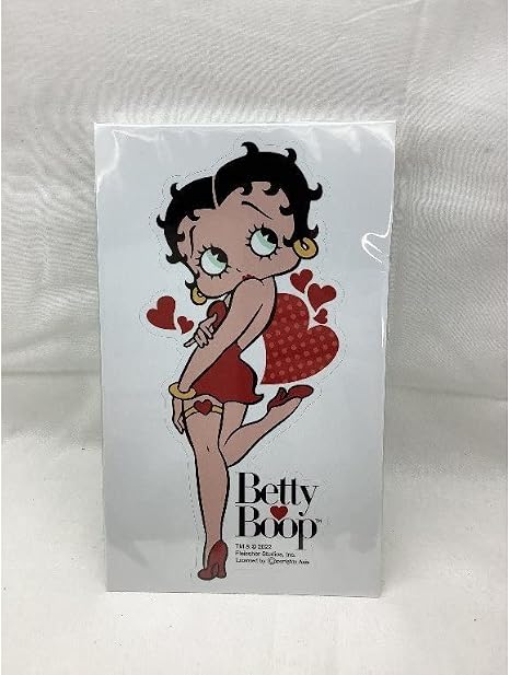 Amazon Co Jp ベティーちゃん 振り向き Betty Boop ラージ サイズ ダイカット ステッカー St 001a 文房具 オフィス用品