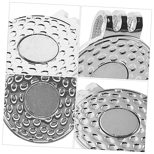 Marqueurs de golf POPETPOP double face durable avec pinces de fixation chapeau