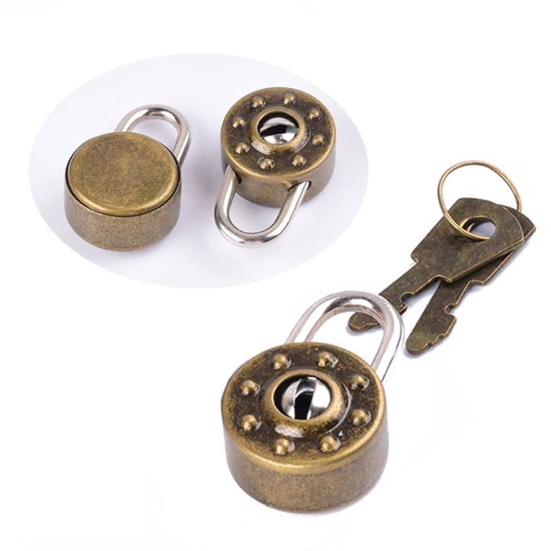 Valise accessoires de décoration avec mini cadenas pour boîte