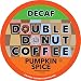 Double Donut Coffee Decaf Pumpkin Spice Flavored Coffee Single Serve Cups For Keurig K Cup Brewer (96 Count)