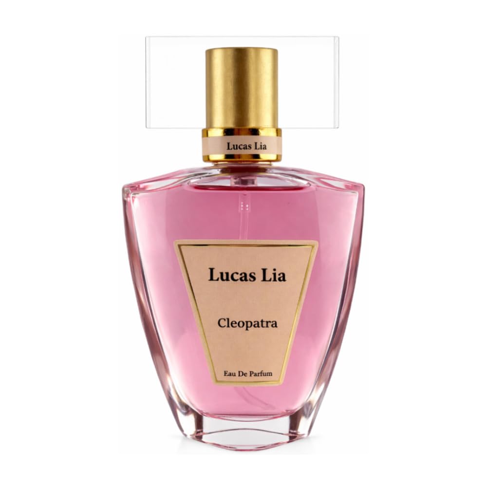 Lucas Lia Cleopatra Eau The Perfume For Woman, 12-24 Hours Lasting, Bergamot, Orange, Jasmine, Litchi, Vanilla, Tonka Bean