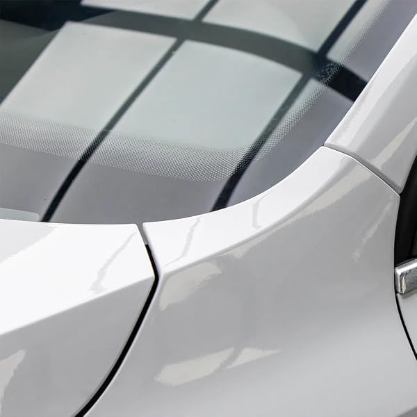 NewL Film en Vinyle Blanc Brillant Auto-adhésif à libération d'air – Adapté à Une Utilisation Automobile en extérieur - 4