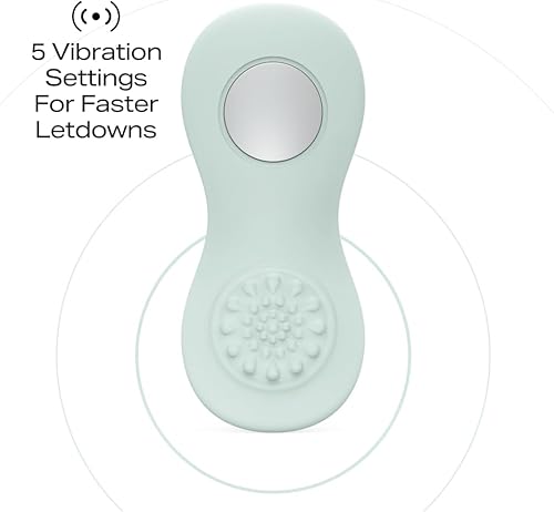 Miniatura 3 de Zomee Masajeador de lactancia de calentamiento y enfriamiento terapia de calor, frío y vibración 3 en 1 para alivio de la lactancia materna y un