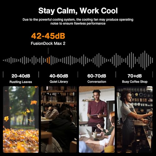 undefined iVANKY 23-in-1 FusionDock Max 2 for Thunderbolt 5, 120Gbp MacBook Docking Station, Triple 6K@60Hz Native Display for Mac M1-M5 Pro/Max, 140W PD, 2.5GbE, Cooling Fan (Incompatible with Windows) の商品画像 4