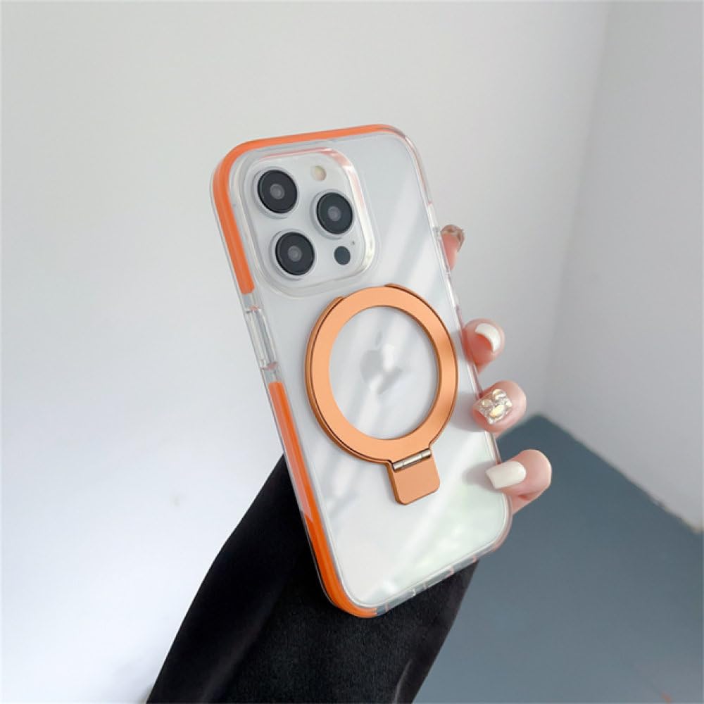Coque magnétique iPhone 15 empêchant les chutes avec son support pliant - 8