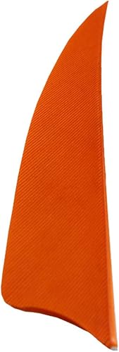 Miniatura 18 de Arrows - Plumas reales de 3 pulgadas con corte de escudo para cañas de tiro de caza DIY (paquete de 36)