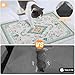 Glittme Cat Litter Mat with Non-Slip Bottom Litter Box Mat 24