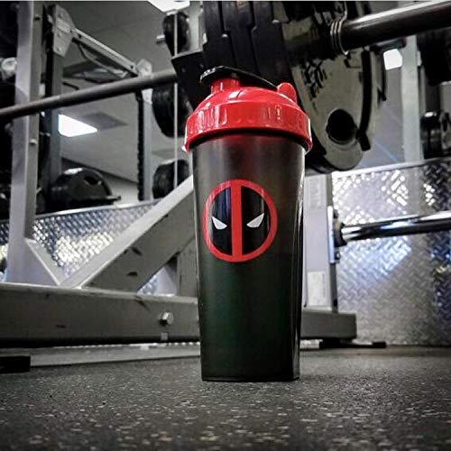 Performan Perfectshaker Deadpool Shaker Bottle With Actionrod