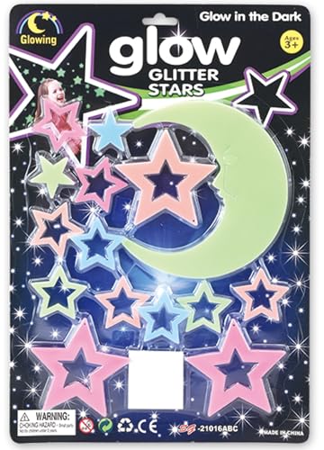 Stickers Moon and Stars para techo que brillan en la oscuridad miniatura 2