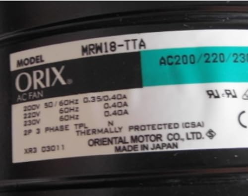 MRW18-TTA 200V 0.35/0.40A Cooling Fan by DHL