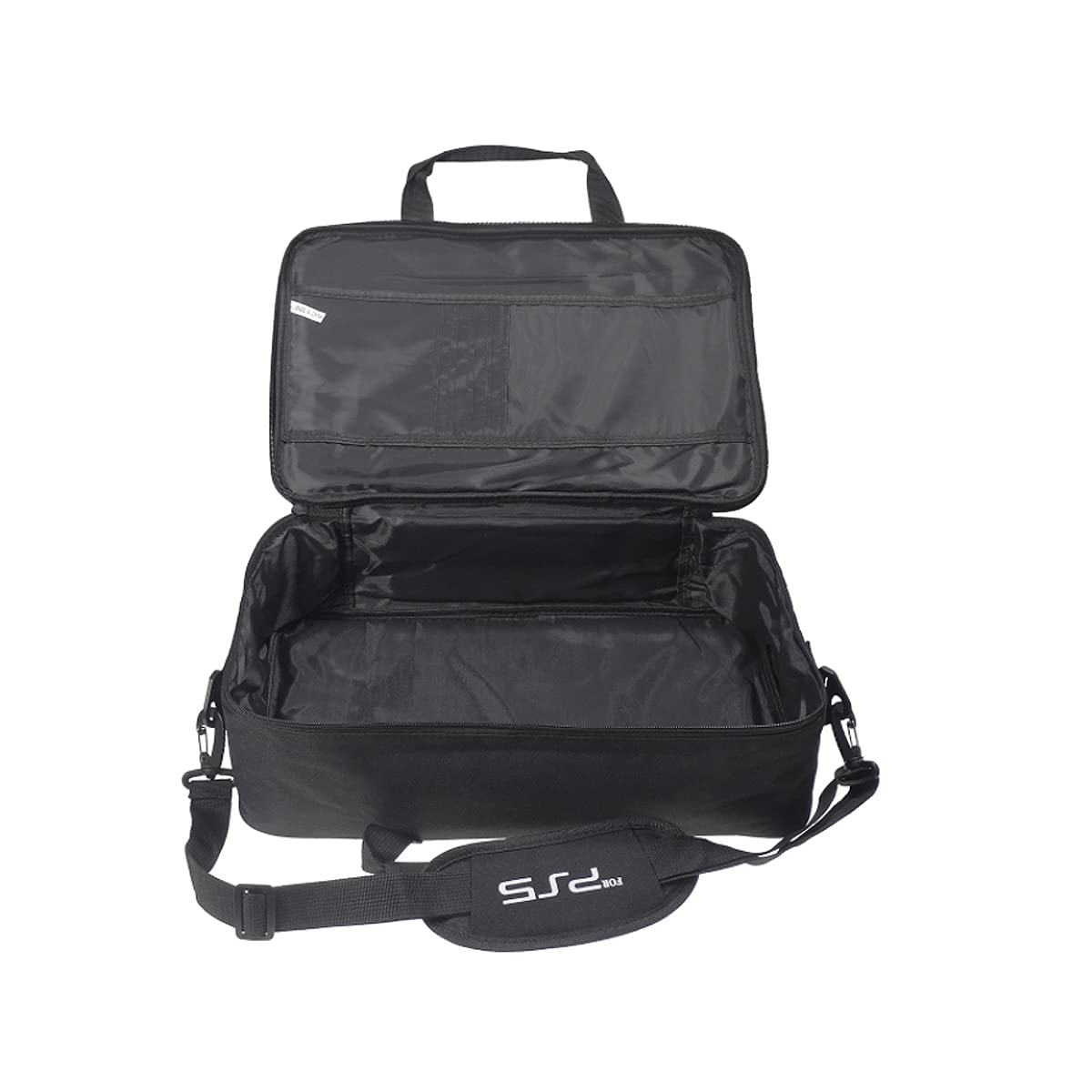 Portable Carrying Case for PS5, Travel Bag Storage for PS5 Console Disc/Digital Edition and Controllers, Protective Shoulder Bag for PS5,Game Cards, HDMI Accessories Case image 5