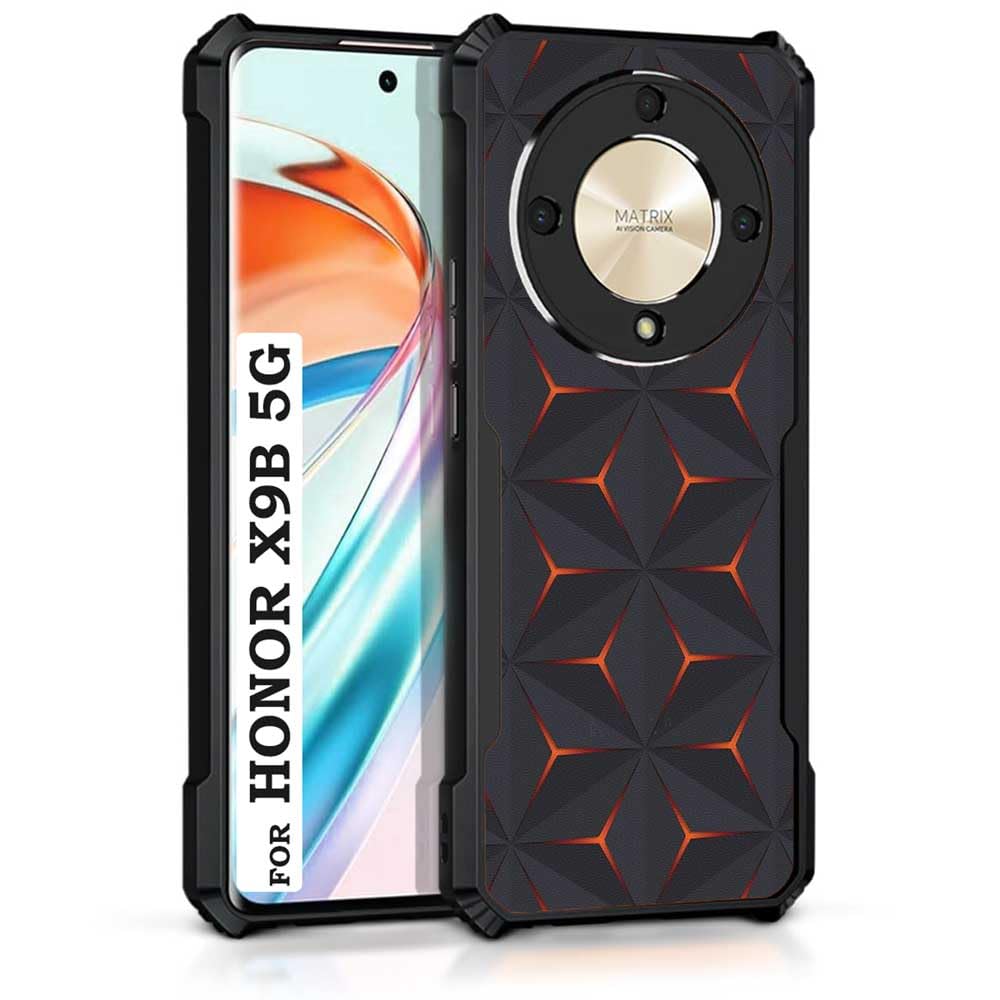 COBERTA Back Cover for Honor X9B 5G Back Cover Case - Grey and Orange traingles PT99 D11546 (B0D9D5KCTL) Amazon Price History, Amazon Price Tracker
