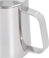 Vista 2 de Hervidor de café de acero inoxidable 304 de 20.3 fl oz vierte sobre la olla de café para el hogar cocina cafetera jarras