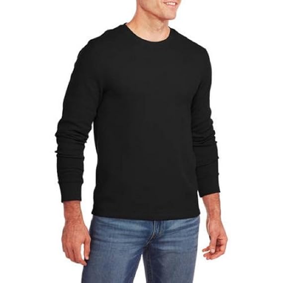 faded glory men's long sleeve thermal crew
