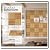 BUBOS 6 Pack Acoustic Wall Panels - High-Density Polyester Sound Absorbing Panels, Decorative Wood Print Treatment for Recording Studio & Home Office, Peel and Stick, 23.6" x 23.6"