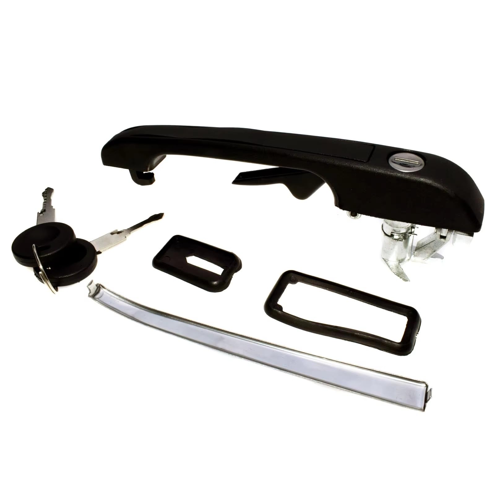 Qjahxkf Front Left Replacement Exterior Door Handles Exterior Outside Door Handles 191837205A 191837206A For Vw For Golf For Jetta For Quantum For Rabbit For Scirocco Outer Handle(Front Left)