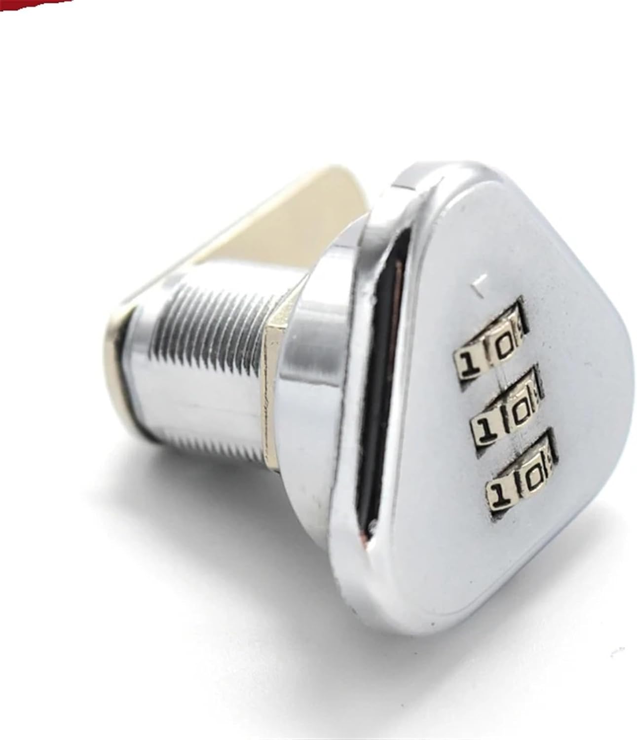 Triangle Combination Cam Lock 3 Code Password for Box Cabinet Locker MMS256 1Pcs(L 19mm)