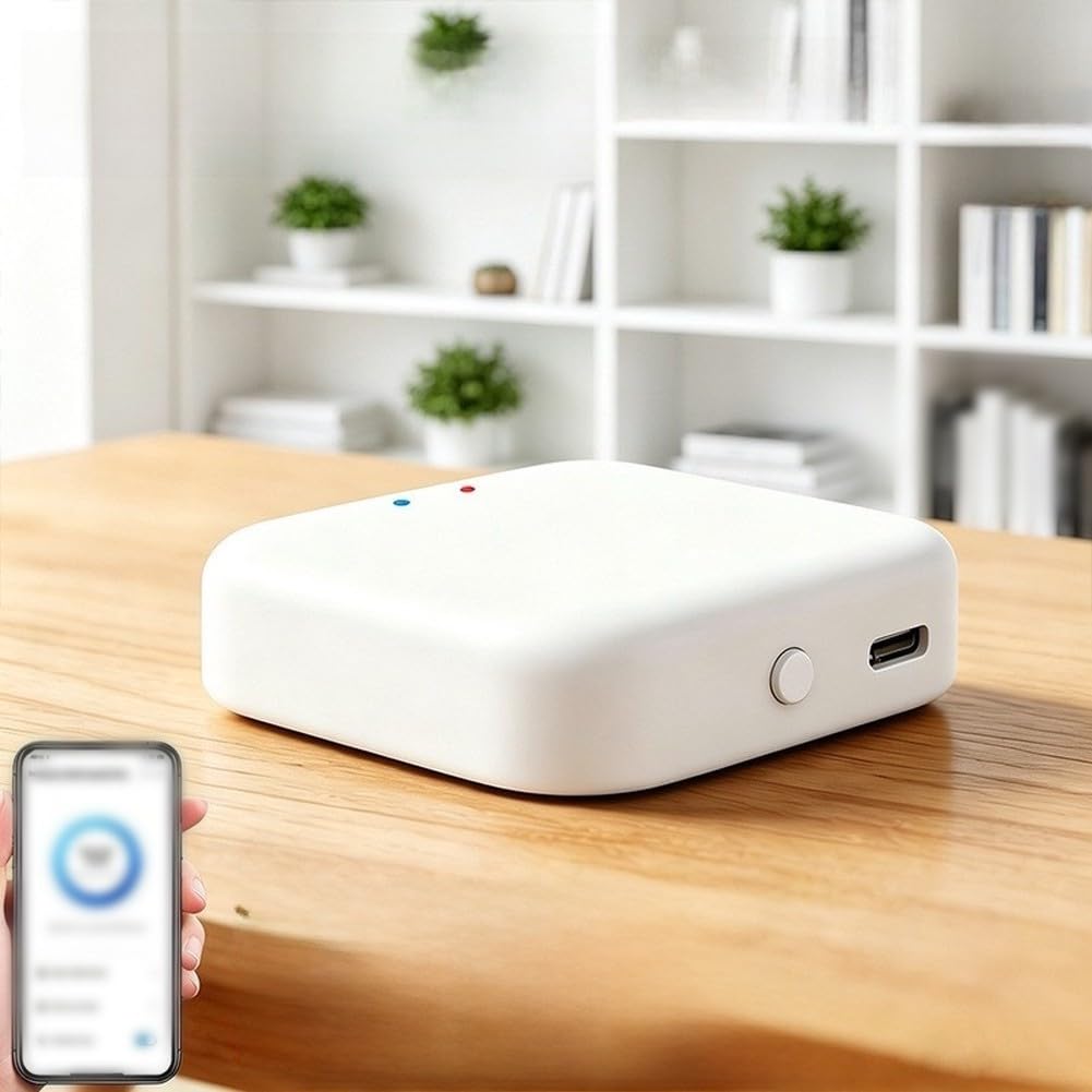 Multi-mode intelligent pour passerelle pour Zigbee et autres protocoles. Contrôle jusqu'à 128 appareils avec technologie de maille stable pour systèmes domotiques. Interface de configuration facile de