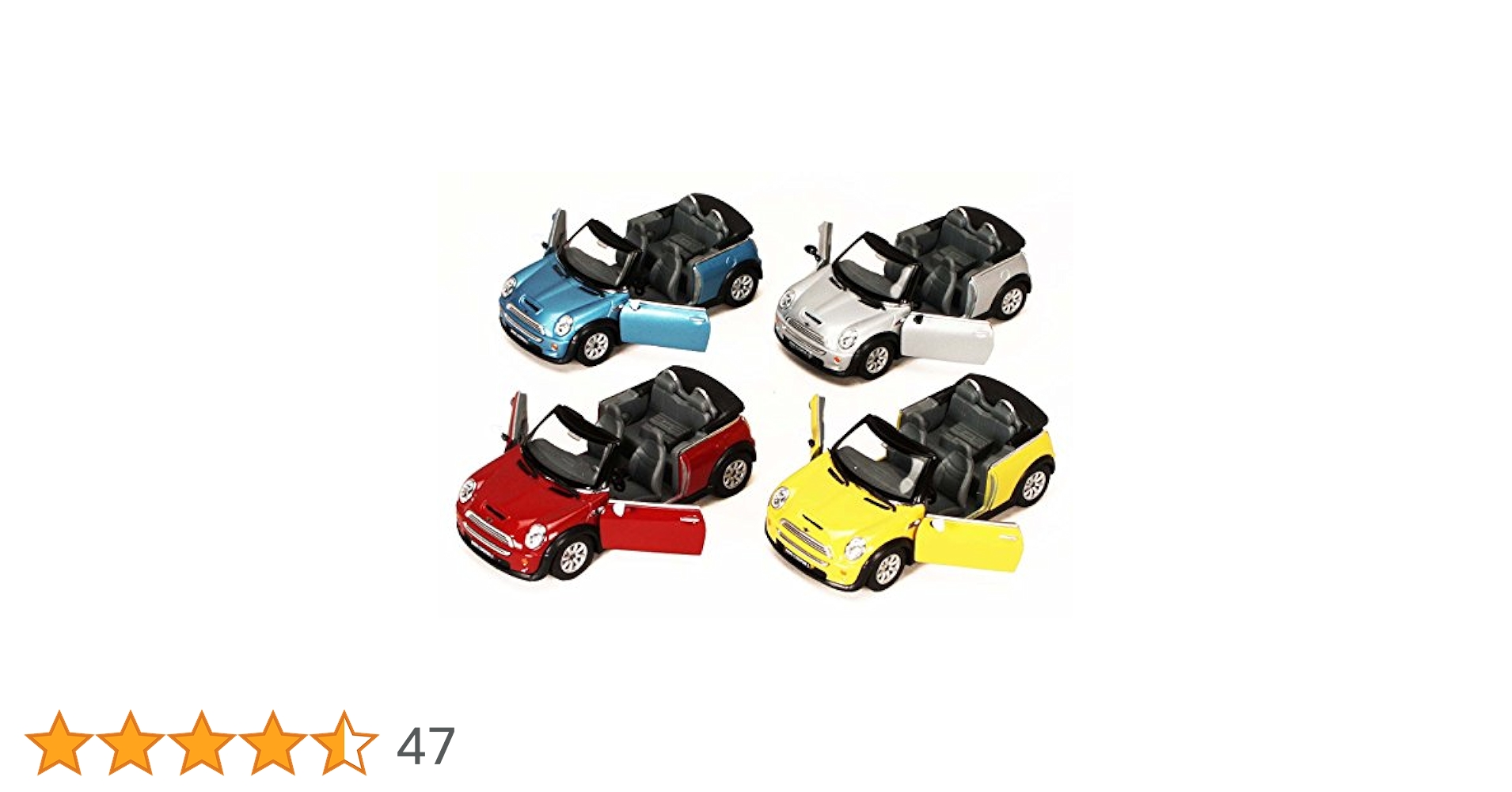 Amazon | KiNSMART ミニクーパー S コンバーチブル、5089D - 1