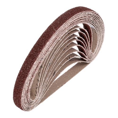 HARFINGTON 1/2 x 18 Inch Sanding Belts, 20 Pcs 36 Grits