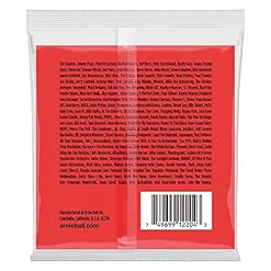 Ernie Ball Cordes filées moyennes en nickel avec cordes G filées, pour guitare électrique, calibre 13-56 - Les Beatles, Paul McCartney, John Lennon, RIngo Starr, George Harrison Ernie Ball Cordes filées moyennes en nickel avec cordes G filées, pour guitare électrique, calibre 13-56 – Image 2