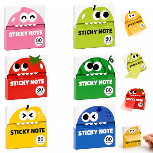 Glitter Sticky Notes Sparkly Sticky Notes Transparent 6 Boxes