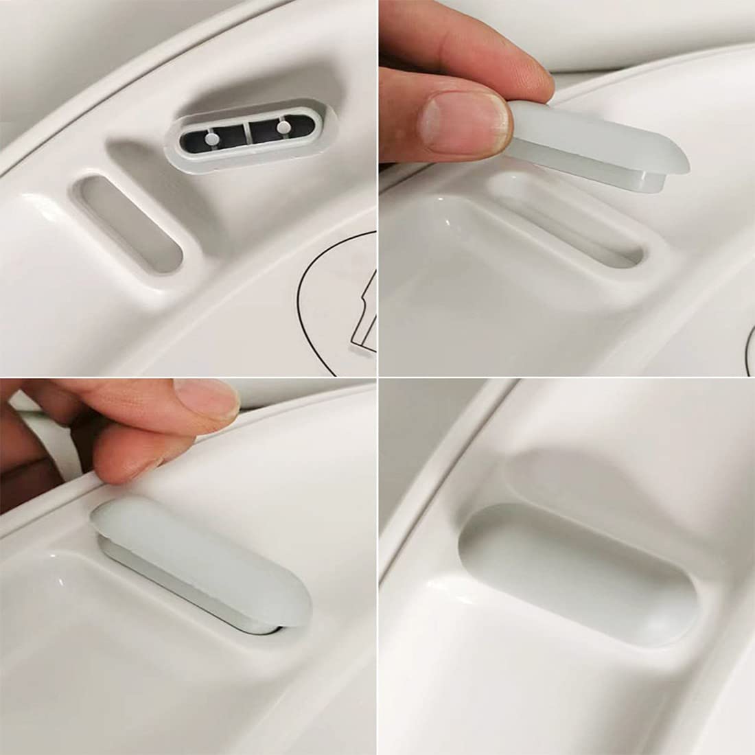 WC-bril | Doppen voor toiletbril | Afstandhouder voor wc-bril | Dempers WC-bril | Doppen voor toiletbril | Afstandhouder voor wc-bril | Dempers