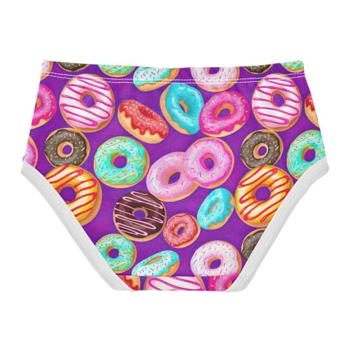 Joisal Cartoon Colorful Donuts Toddlers Underwear Floral 2t Cotton Girl Panties Cute Bright Underpants Briefs2