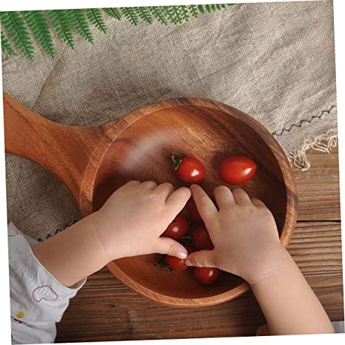 BESTOYARD tigela de macarrão instantâneo de madeira cumbuca sopa fruteira de madeira pequeno recipie