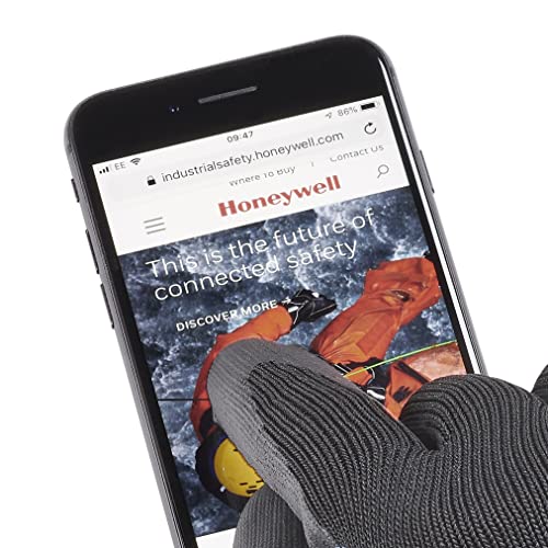 Honeywell 10 works CoreShield™ Cut Resistant Work Gloves, Black/Red, Cut Level A, Nitrile Microfoam Coating, Washable - Image 4