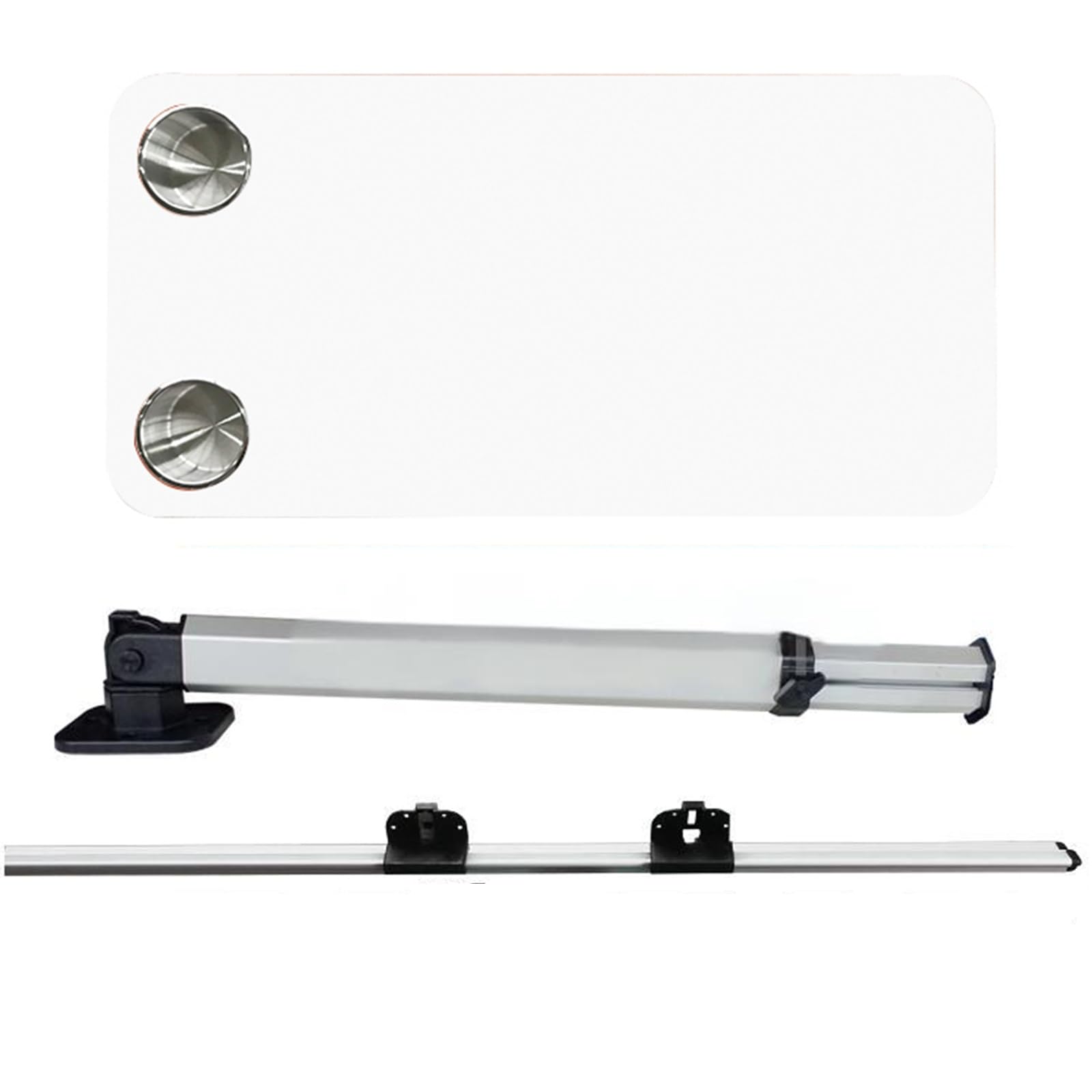 Table de pique-nique en aluminium pliable pour gagner de la place