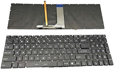 Replacement Keyboard Backlit for MSI Steelseries GE62 GL72 GP62 GP72 GS60 GS70 GS72 GE72 GT72 series