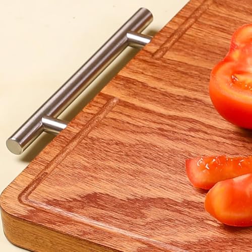 Planche à découper en bois massif avec construction monobloc ultra résistante - 4