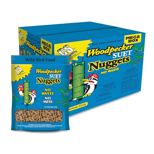 C&S Wild Bird Woodpecker Suet Nuggets Mega Box, 8 Pounds