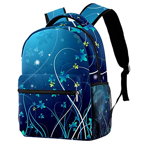 Sacs à dos légers pour livres d'école au design floral pour les sorties scolaires et le collège